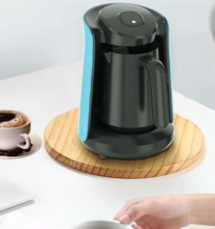 Silver Crest - Turkish Coffee Pot Kettle Intelligent Thermal Insulation Temperature Control Washing Electric - Red - صورة 3