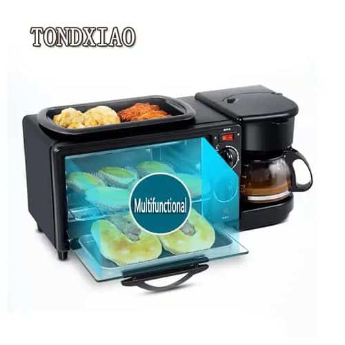 Four électrique 3 en 1- Machine à Café - Sandwich et Petit Déjeuner - صورة 4