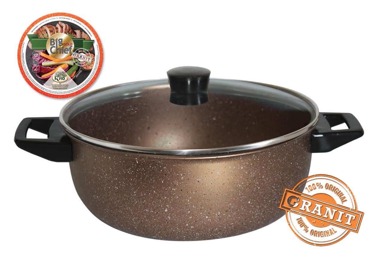 FAITOUT Ø 22 cm GRANITE - Cookart - Bronze