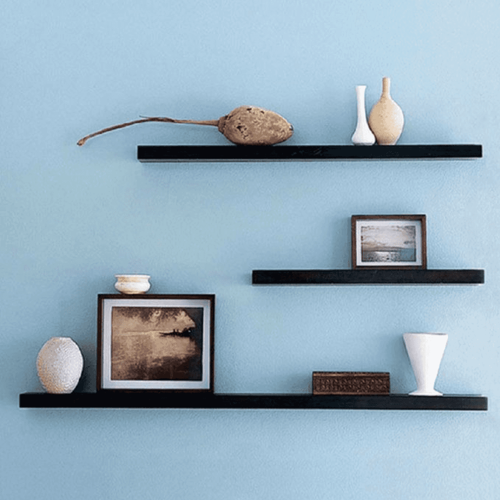 Étagère Suspendue invisible pour Livres Photos décoration - Wengué - 75CM - صورة 6