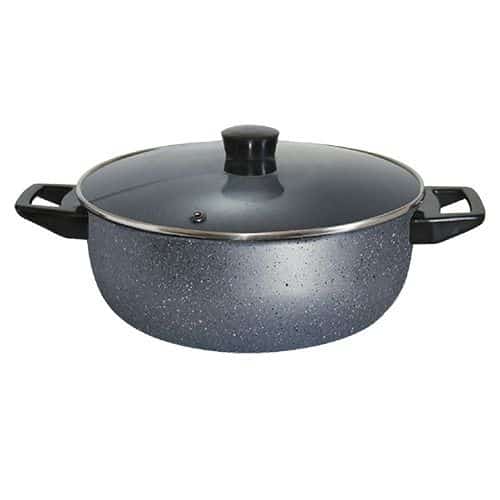 Batterie de Cuisine 12 Pièces Cook'art Granite - Bleu-BAT-12BG - صورة 6