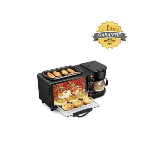 Four électrique 3 en 1- Machine à Café - Sandwich et Petit Déjeuner - صورة 3