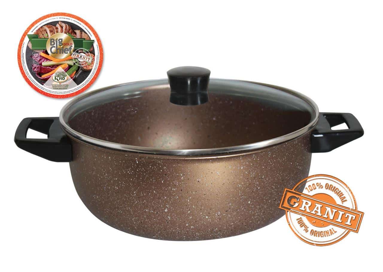 FAITOUT Ø 22 cm GRANITE - Cookart - Bronze - صورة 2