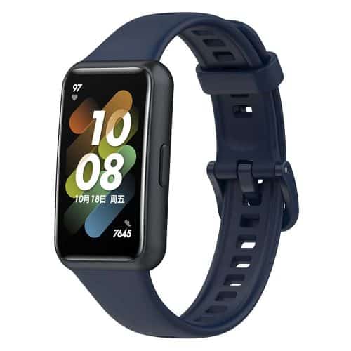 Bracelet Silicone Pour Huawei Band 7 - bleu - صورة 5