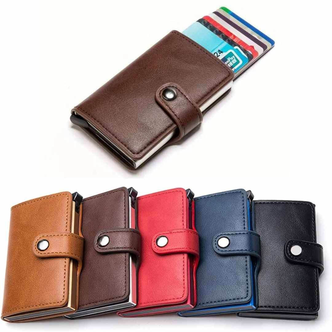 PORTE CARTE CREDIT - POP UP WALLET TS2 - MARRON FONCEE - صورة 7