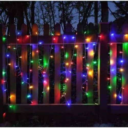 Kit 100 LED Noël Guirlande de fête décoratif - blanc - صورة 2