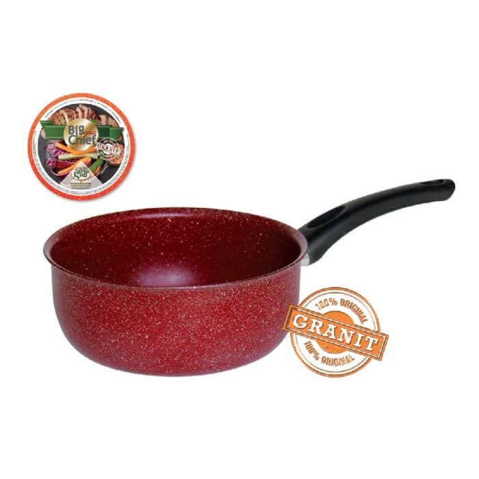 CASSEROLE 18 COOK'ART SELECTION GRANITE - Red - صورة 3