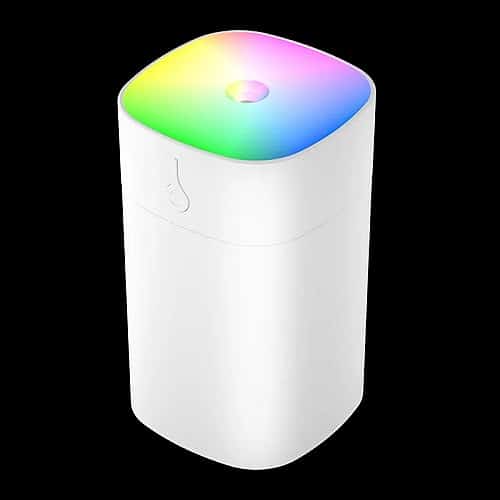 Humidificateur portable à lumière LED colorée (SD09) - Silver - صورة 5