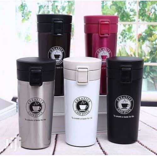 Thermos 500 ML mug thermos café - rouge - صورة 2