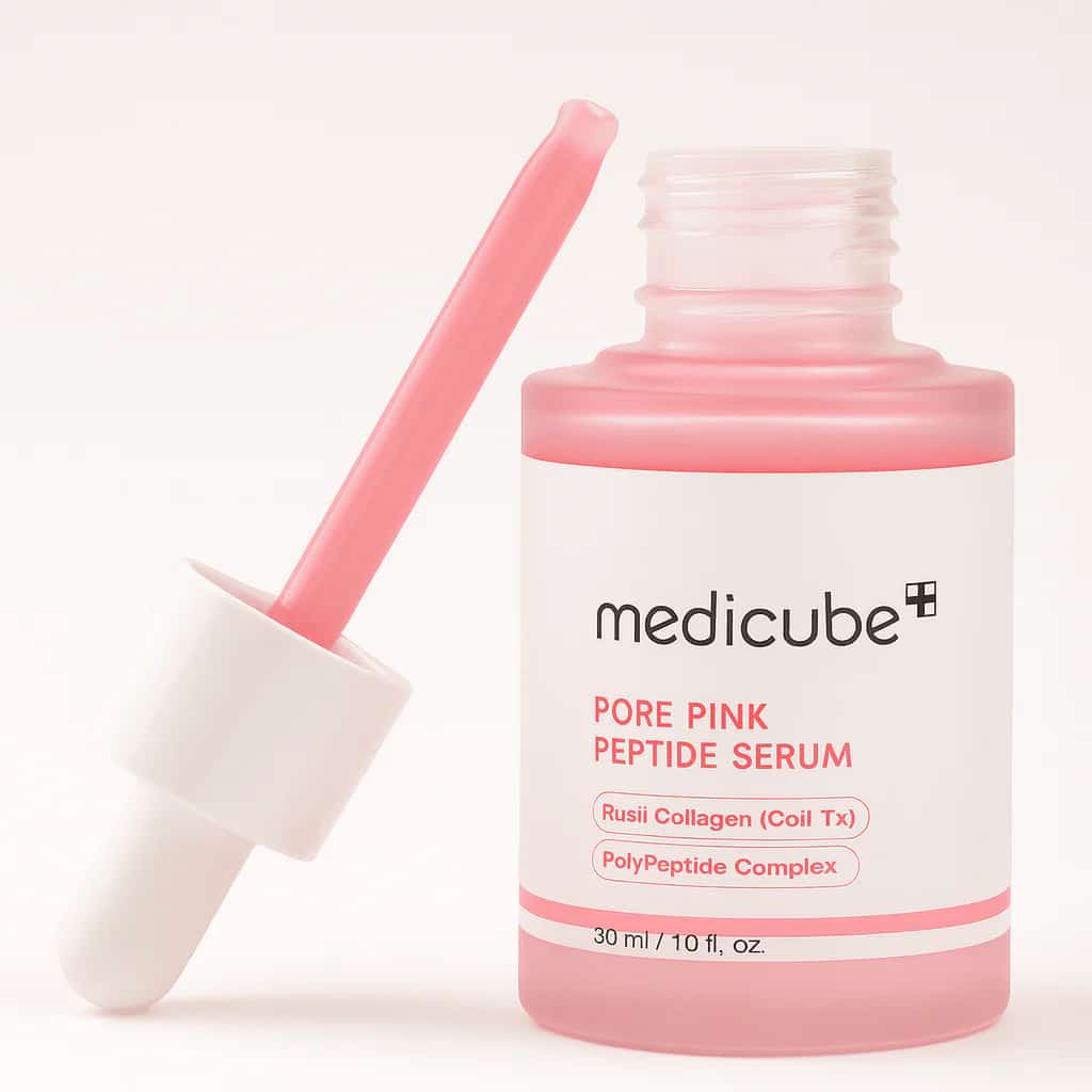 Medicube PDRN PINK PEPTIDE SERUM السيروم الوردي لتفتيح البشرة ومكافحة التجاعيد - صورة 3