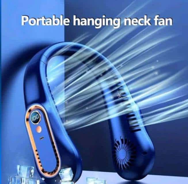 Ventilateur de cou (المروحة المحمولة) - أخضر - صورة 5