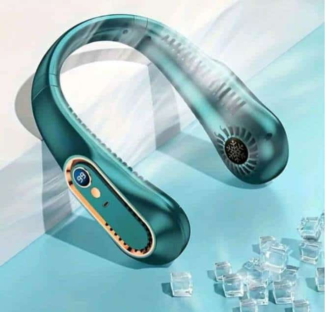 Ventilateur de cou (المروحة المحمولة) - أخضر - صورة 2