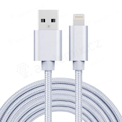 Cable pour IPHONE 5/6/7/8/10/11/12,iPad ou iPod - Blanc - 3m