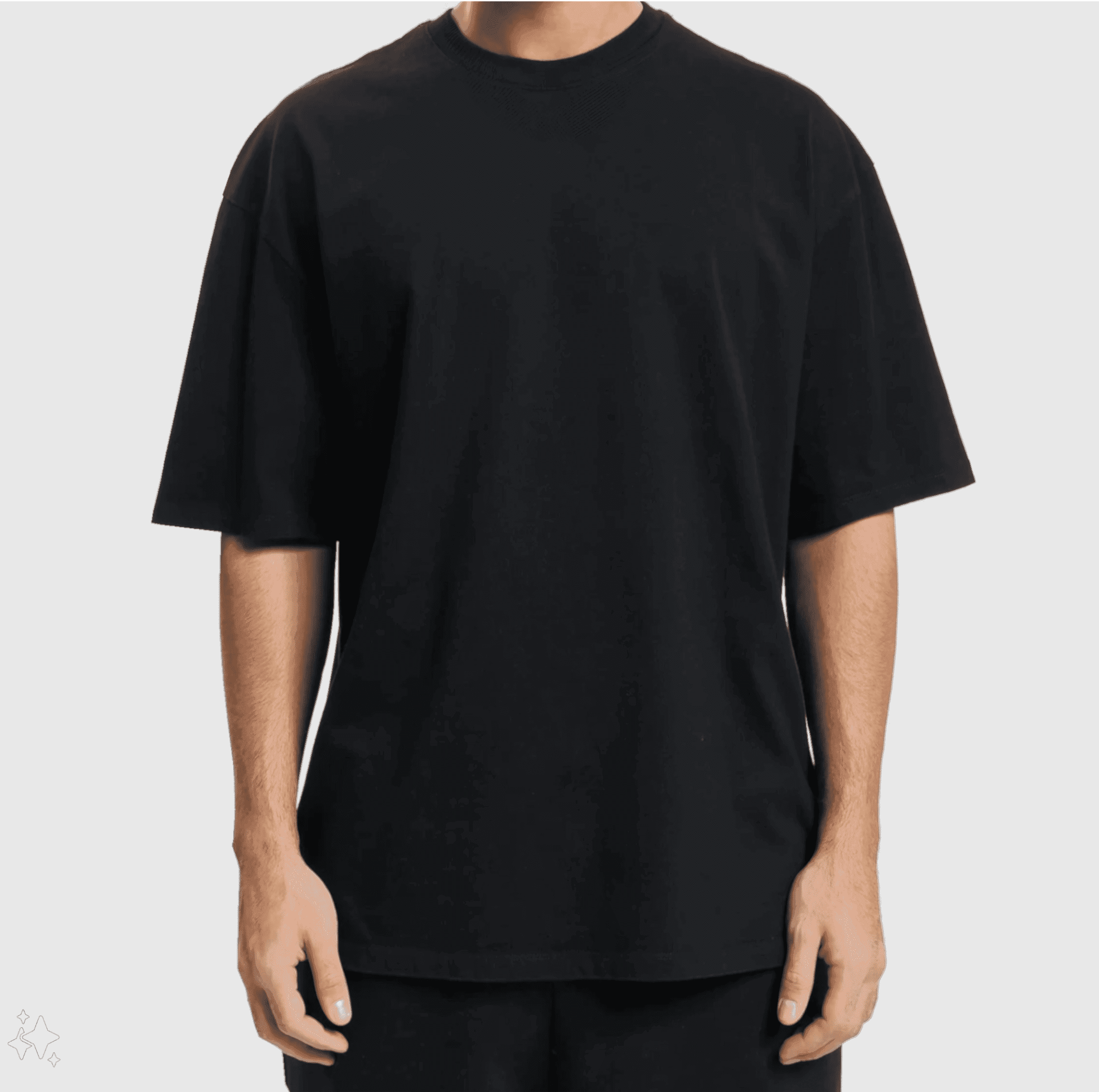 Oversize t shift Blanc/Noir . - Blanc 2XL - صورة 2