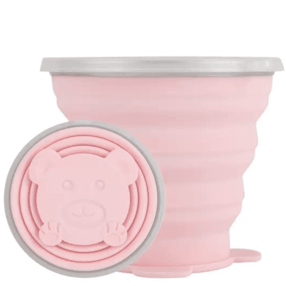 Tasse Silicone Pliable - 250ml - BLANC - صورة 2