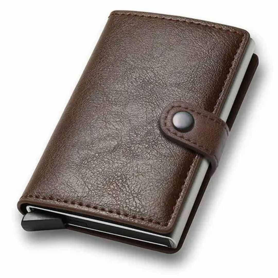 PORTE CARTE CREDIT - POP UP WALLET TS2 - MARRON FONCEE - صورة 5