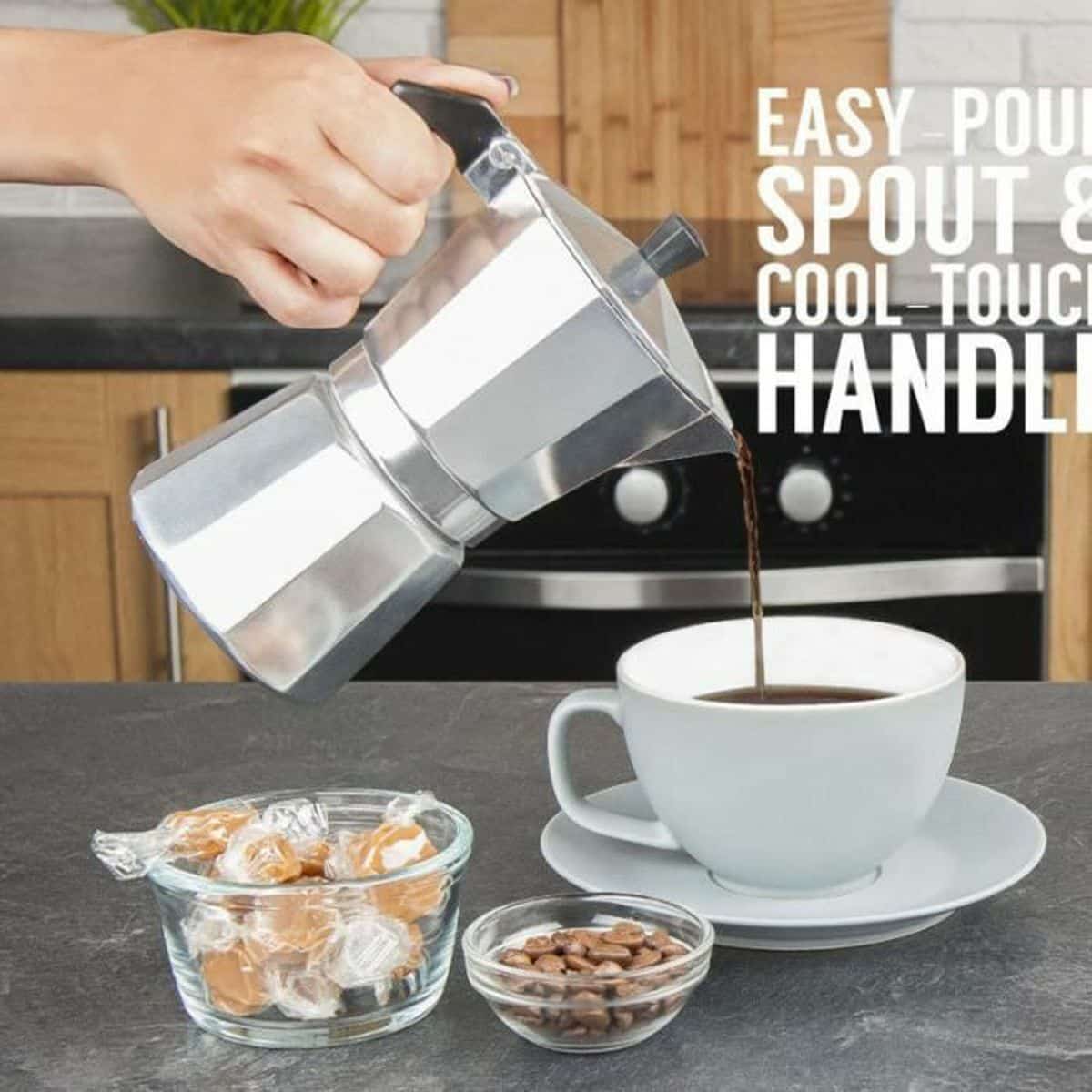 Cafetière Italienne expresso En Aluminium - 9 tasses - صورة 7