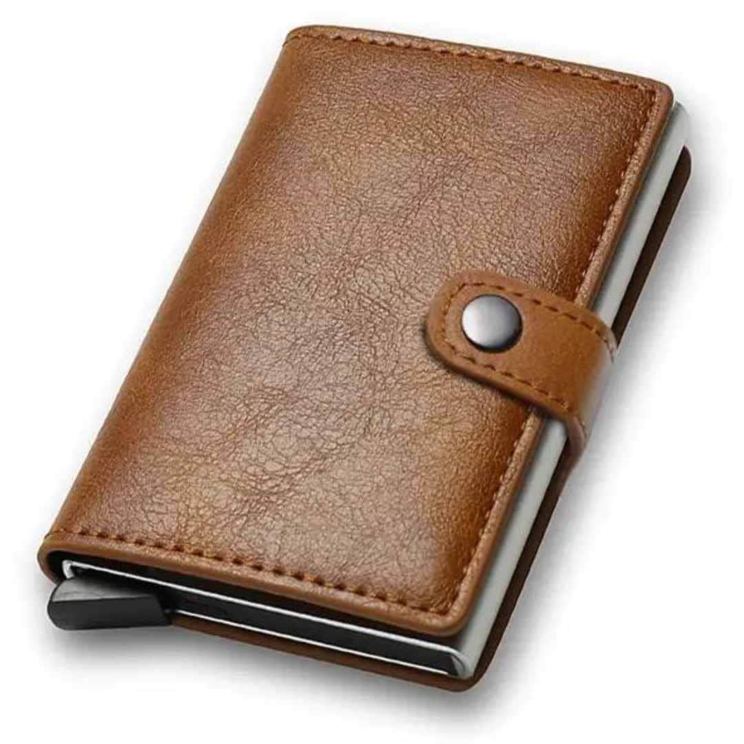 PORTE CARTE CREDIT - POP UP WALLET TS2 - MARRON CLAIRE