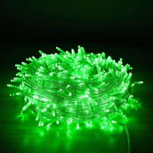 Kit 100 LED Noël Guirlande de fête décoratif - blanc - صورة 6