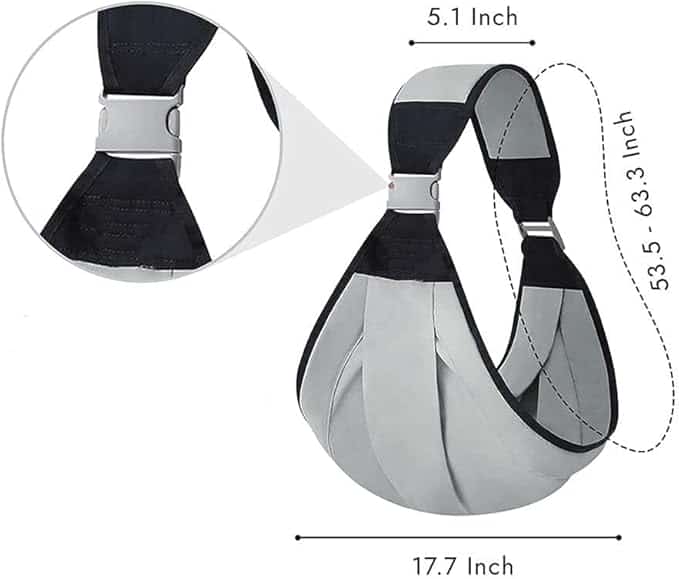 RAIYARA - Baby Sling - Bleu/Bleu Roi - صورة 2