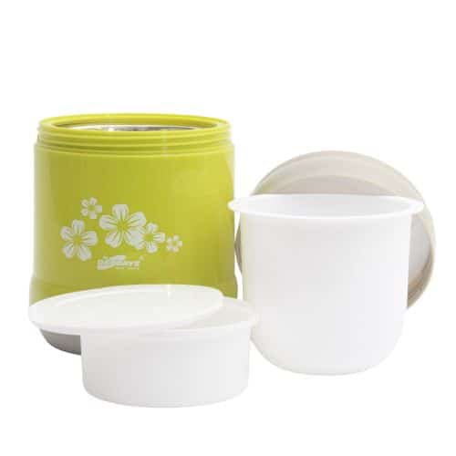 Boite Repas-2 Compartiments-Avec Couvert - Isotherme -1 L - bleu - صورة 2