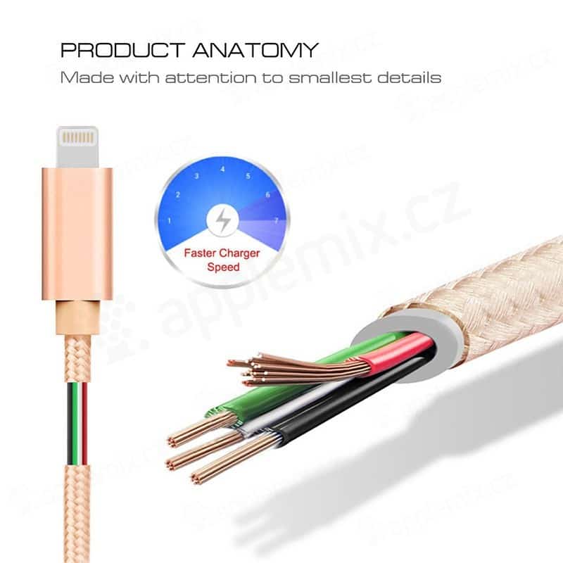 Cable pour IPHONE 5/6/7/8/10/11/12, iPhone iPad ou iPod - 2m - صورة 4