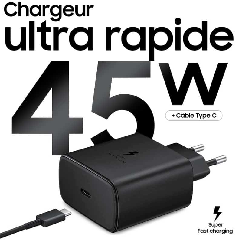 Tête Samsung Original 45W - noir - صورة 7