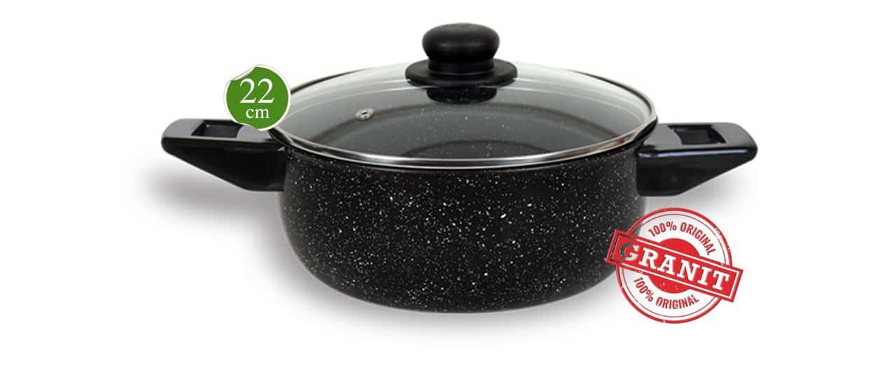 FAITOUT Ø 22 cm GRANITE - Cookart - Bronze - صورة 3