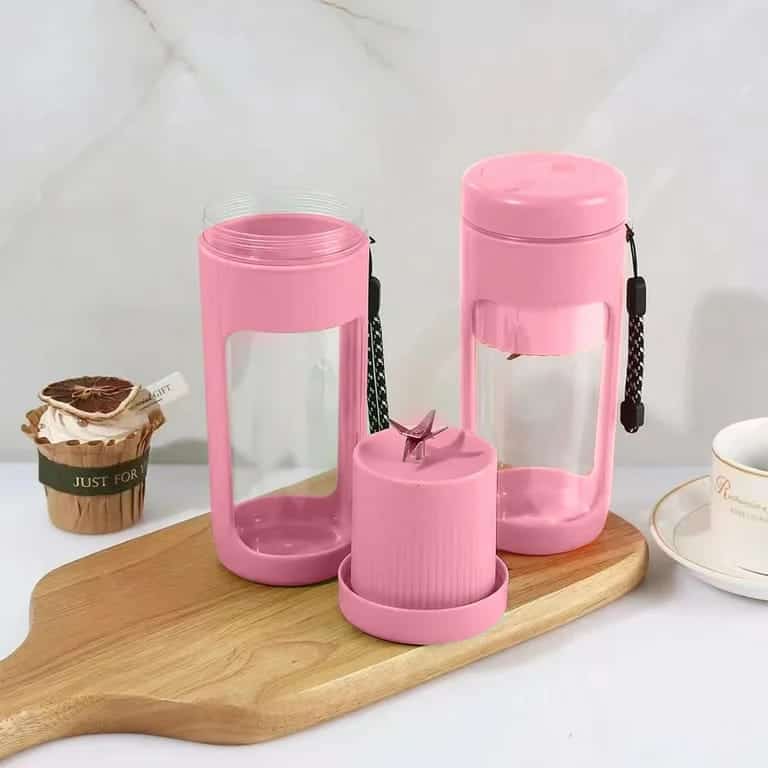 Mini Blender Mixeur Portable Rechargeable - rose - صورة 7