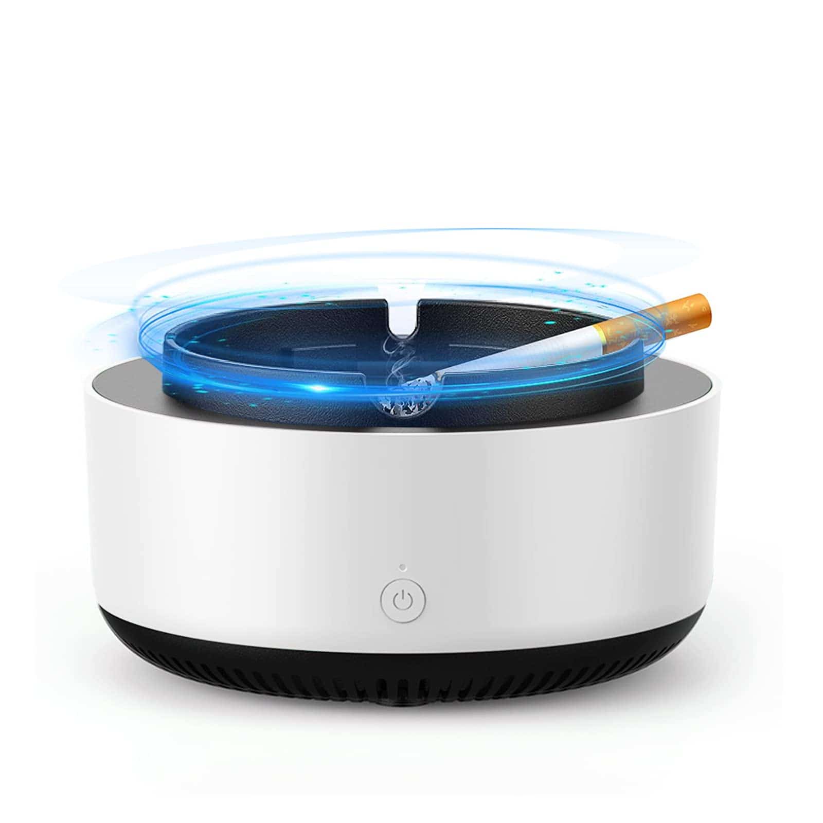 Cendrier purificateur d'air 2 en 1 - BLANC - صورة 4