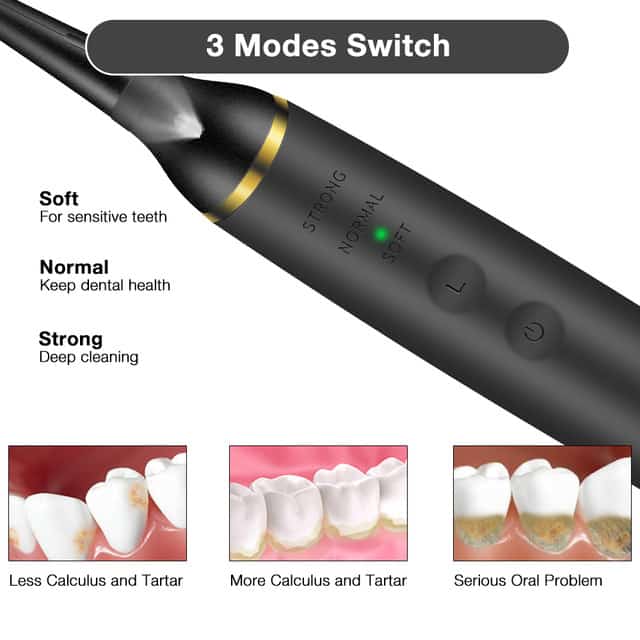 Détartreur électrique portable pour les dents, élimine le tartre et les taches, blanchiment, chargeur USB - صورة 7