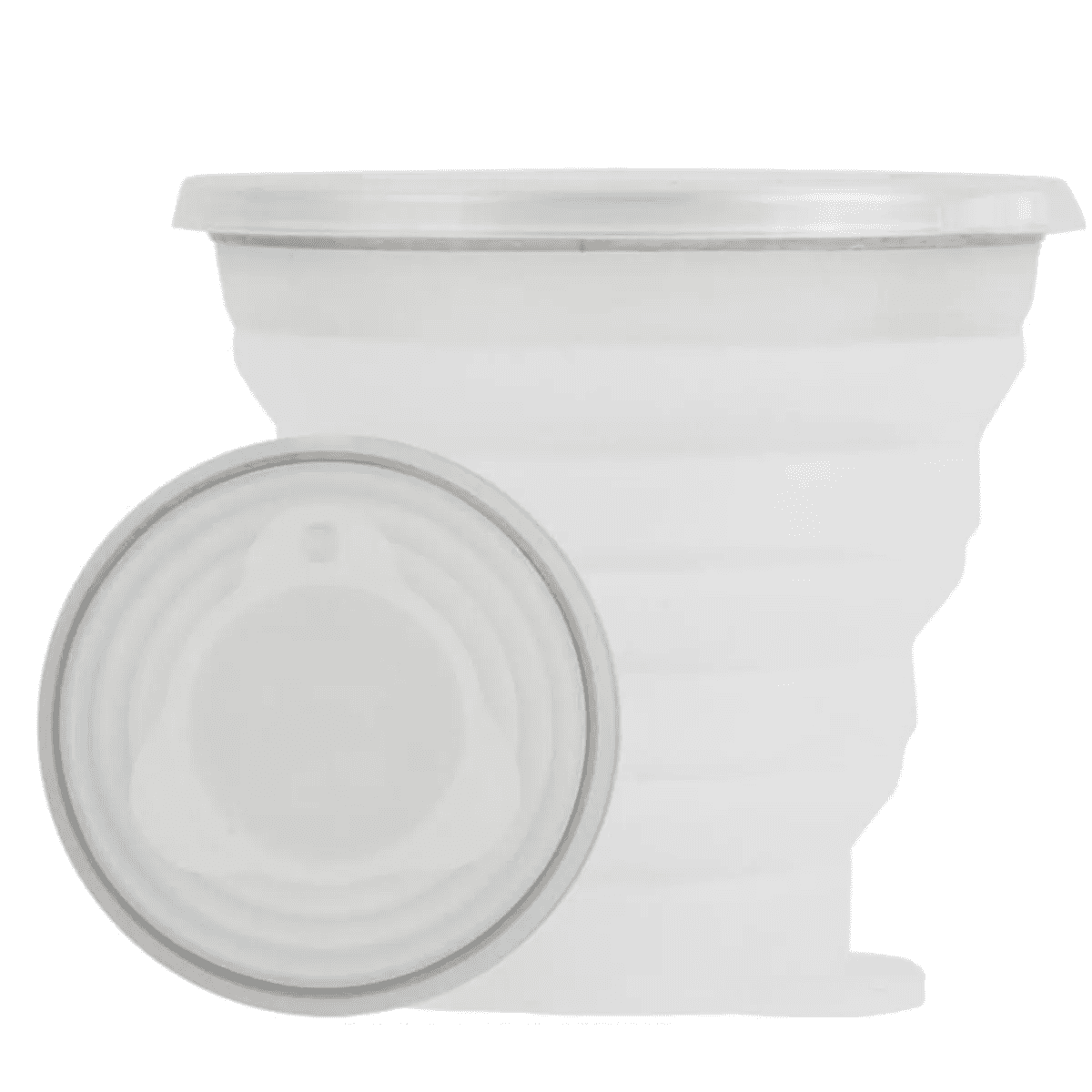 Tasse Silicone Pliable - 250ml - BLANC