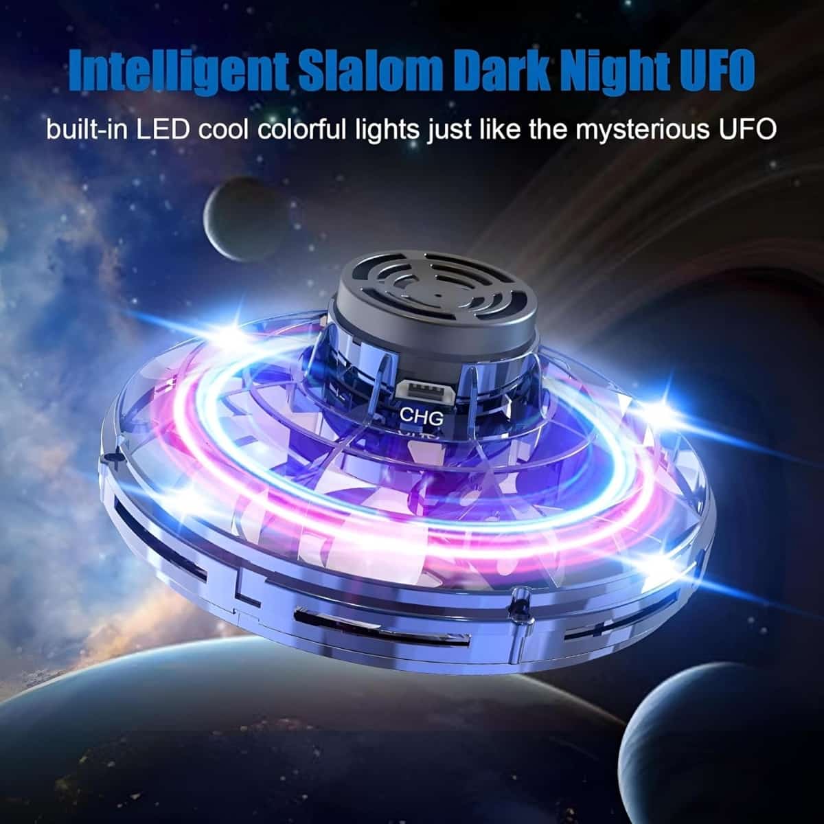 Spinner Volante - Mini UFO Drone Rechargeable - black - صورة 5