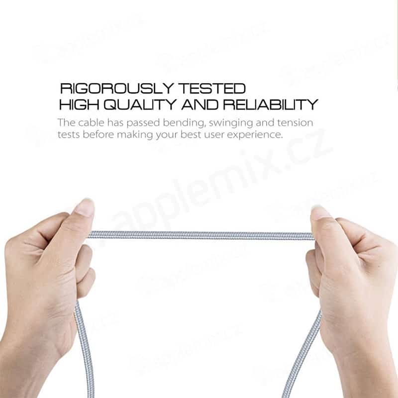 Cable pour IPHONE 5/6/7/8/10/11/12,iPad ou iPod - Blanc - 3m - صورة 3
